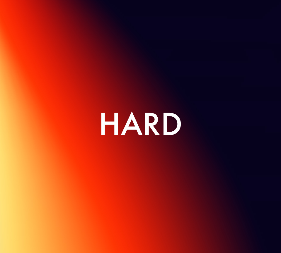 コントラストが高いグラデーション　high contrast